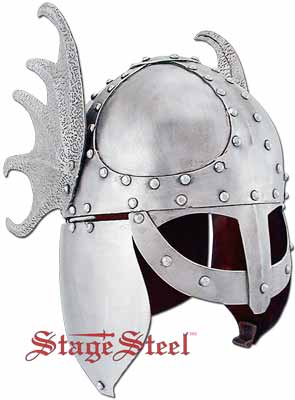 Battle Ready Heavy Armor Viking Winged Helm